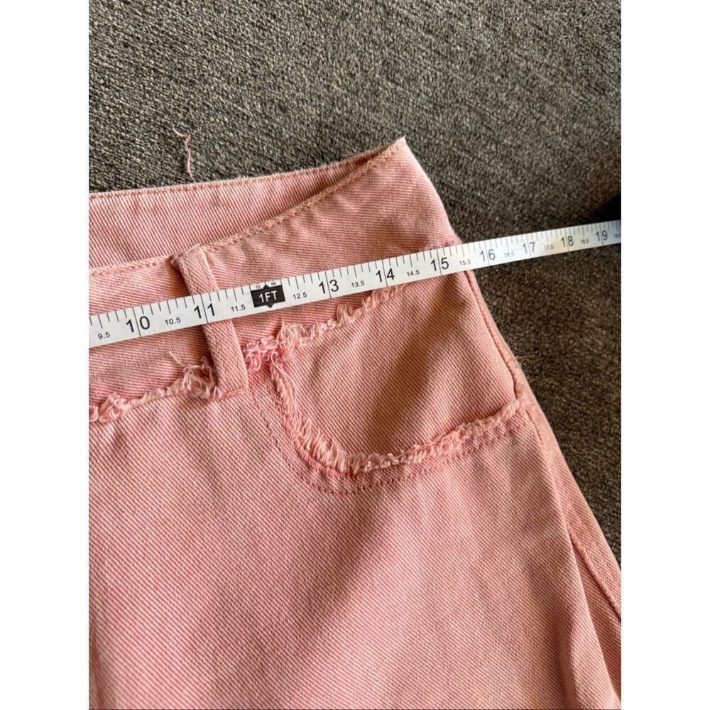 AKIRA Pink Two Tone Wide Leg Carpenter Jeans XL Y2K Barbiecore - Picture 8 of 11